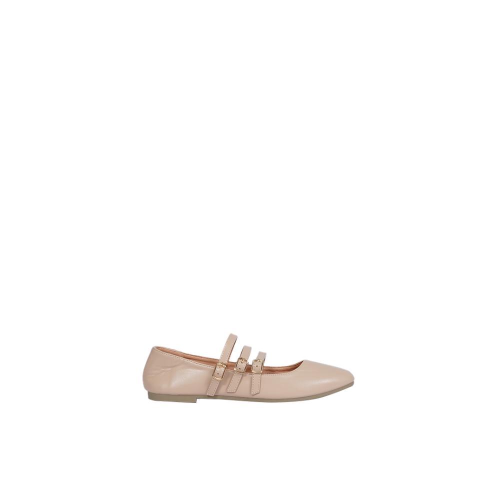 COLORBOX Cream Flat Shoes