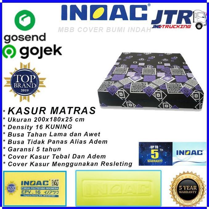 kasur busa inoac 180 x 200 x 25 cm garansi 5 tahun