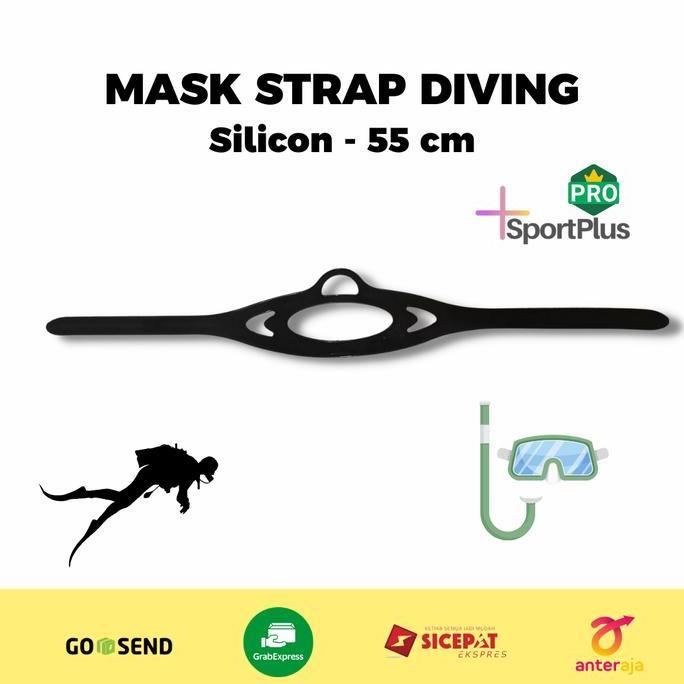 DS217 - Mask Strap Makser Selam Diving Scuba Snorkeling Silicon