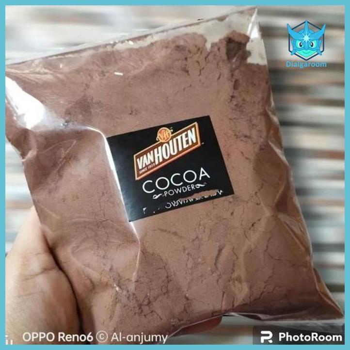 ( COKLAT ) BUBUK COKLAT VAN HOUTEN COCOA POWDER BUBUK COKLAT BAHAN KUE 1 KG BAHAN KUE  COKLAT BUBUK 
