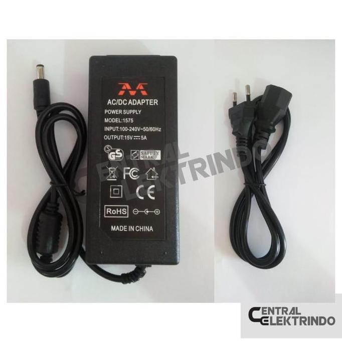 Diskon Adaptor 15V 5A Adaptor Switching Hitam Adaptor Cctv 15V 5A