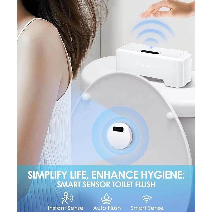 Flush Smart Sensor Toilet / Automatik Butang Indukti Toilet Flush Toilet Flush External Infred / Flu