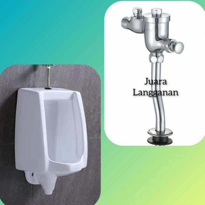 Promo Push kran Urinoir . kran urinal.Kran tempat kencing pria. kran urinoir COD