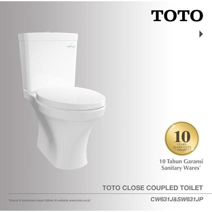 Promo TOTO Closet CW631J/SW631JP | Closet Duduk - Kloset - Kloset Duduk COD