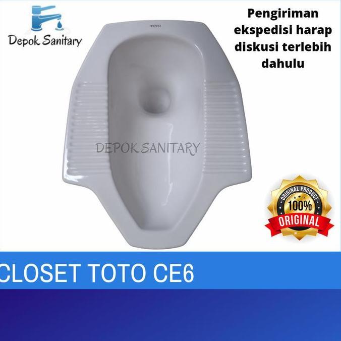 Promo Closet jongkok toto ce6/ kloset jongkok toto ce7/ closet/ kloset COD