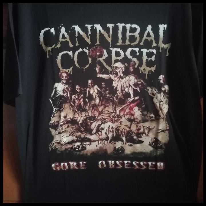 Harga Promo Kaos Cannibal Corpse - Gore Obsessed Size L Lokal