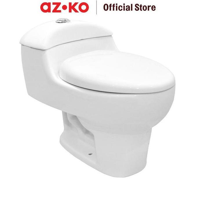Promo AZKO Fosa Kloset Duduk Monoblock Siphonic Ac815 Sitting Toilet Wc Duduk Perlengkapan Kamar Man