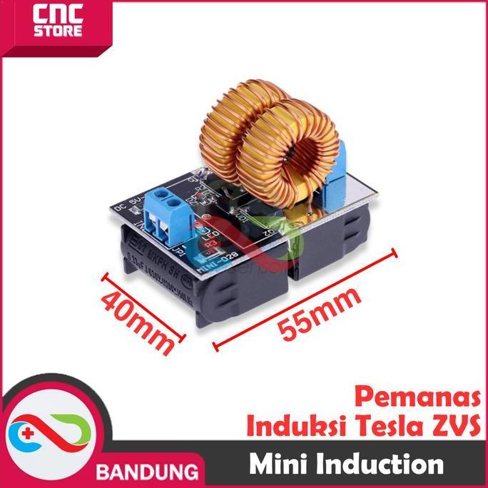 MINI INDUCTION HEATER 120W PEMANAS INDUKSI TESLA ZVS HEATING COIL COOK
