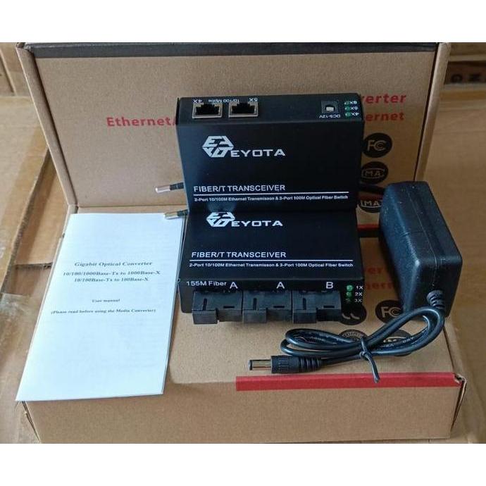 Media Converter FO Eyota Fiber Optik Fiber Transceiver