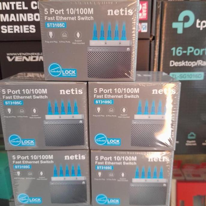 switch hub 5 port netis