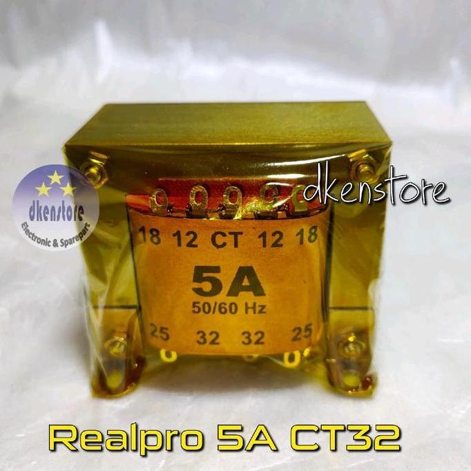 Trafo Realpro 5A CT32 Tembaga 5 Ampere CT 32V 5A CT32