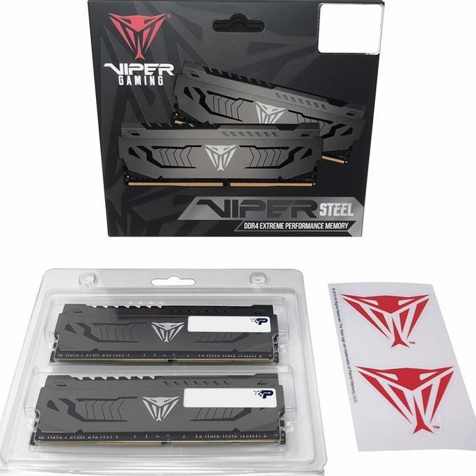 RAM Patriot Viper Steel 64GB (2x 32GB) 3200MHz DDR4 PVS464G320C6K