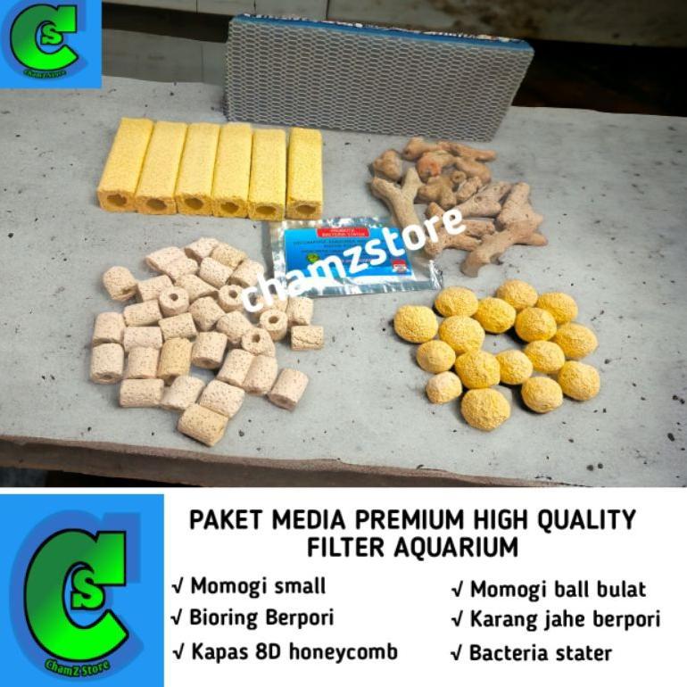 Paket media filter aquarium premium grade A high quality filter / paket media filter aquarium / pake