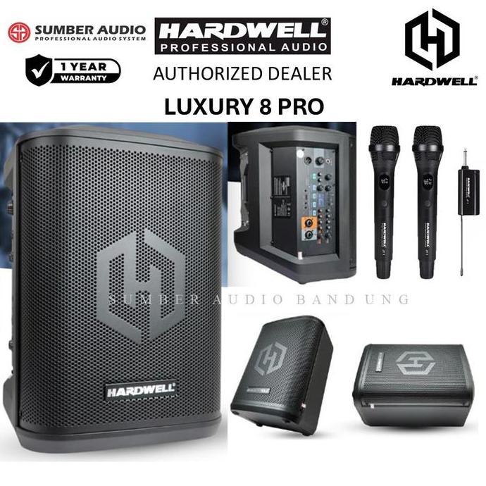 Speaker Portable hardwell Luxury 8Pro Luxury8pro Luxury 8 Pro Poetable Speaker 8 Inch Original Bluet