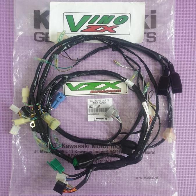 Kabel Body Kabel Motor Main Harness Set Ninja RR New 150 Ori Kawasaki