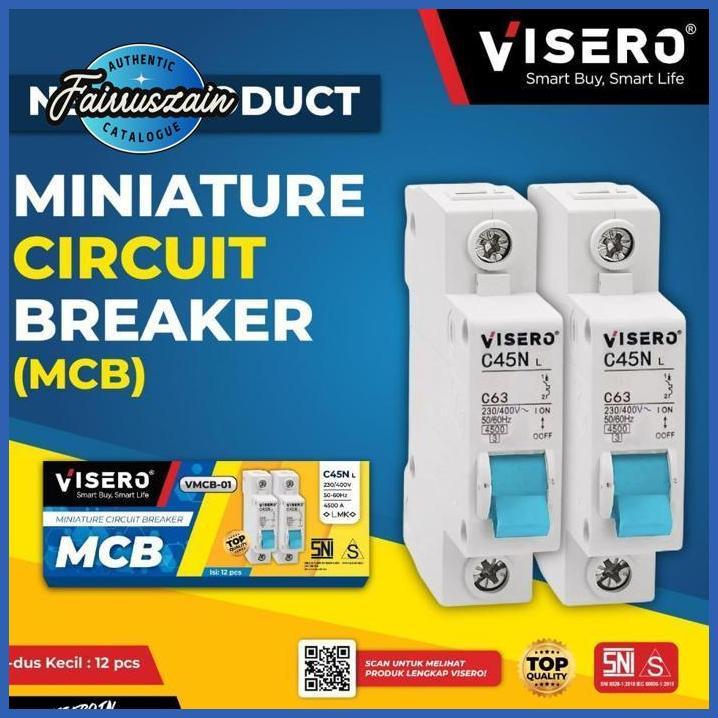 dg-78 VISERO MCB Listrik 10A 2A 4A 6A 16A 20A 25A 32A 40A 50A 63A 1 Phase 1Phase SNI 2 4 6 10 16 20 