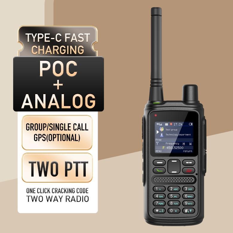 HT POC HYBRID POC WITH ANALOG UHF PREMIUM WALKIE TALKIE POC GLOBAL PERMANEN SERVER