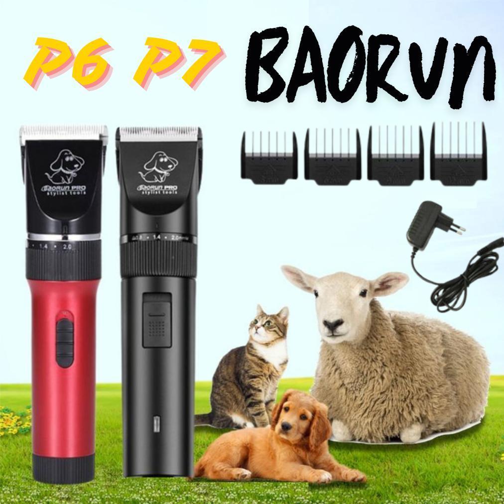 PROMO BAORUN P6 P7 Alat cukur domba garut elektrik di cas / Mesin cukur hewan Kambing Anjing Kucing