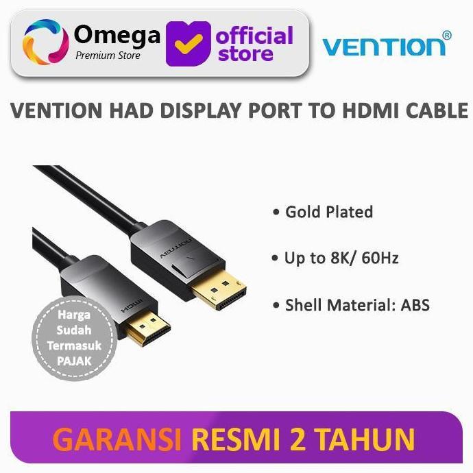 Vention HAD Kabel DisplayPort to HDMI