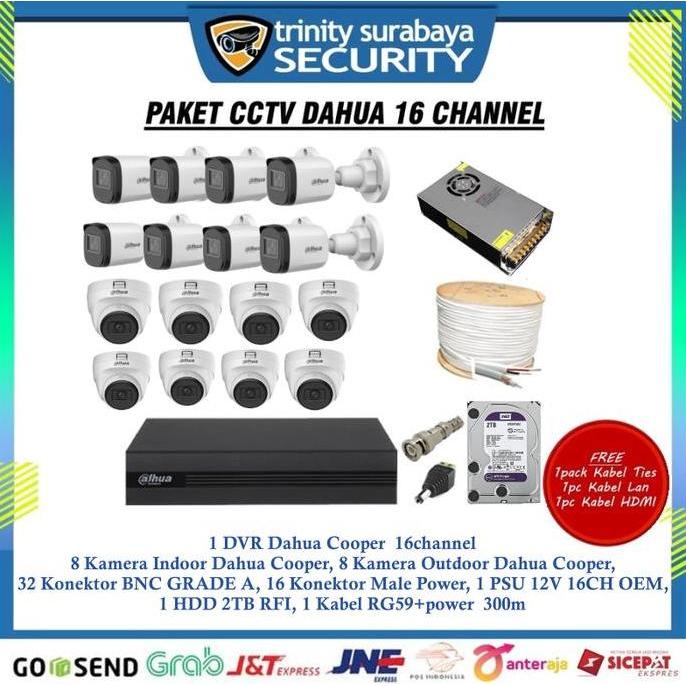 Paket CCTV 16channel DAHUA