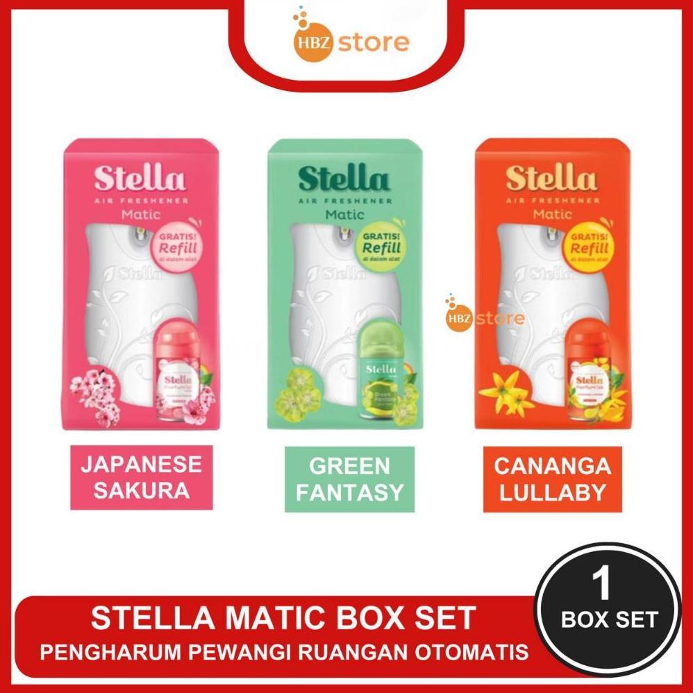 STELLA MATIC BOX SET - Pengharum Pewangi Ruangan Otomatis