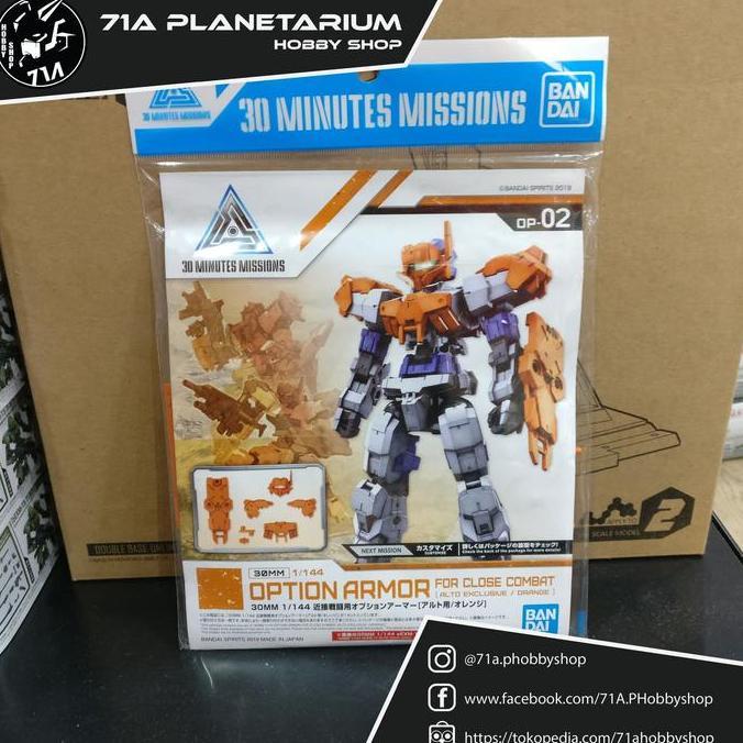 30MM 1/144 Option Armor For Close Combat [Alto Exclusive/Orange]