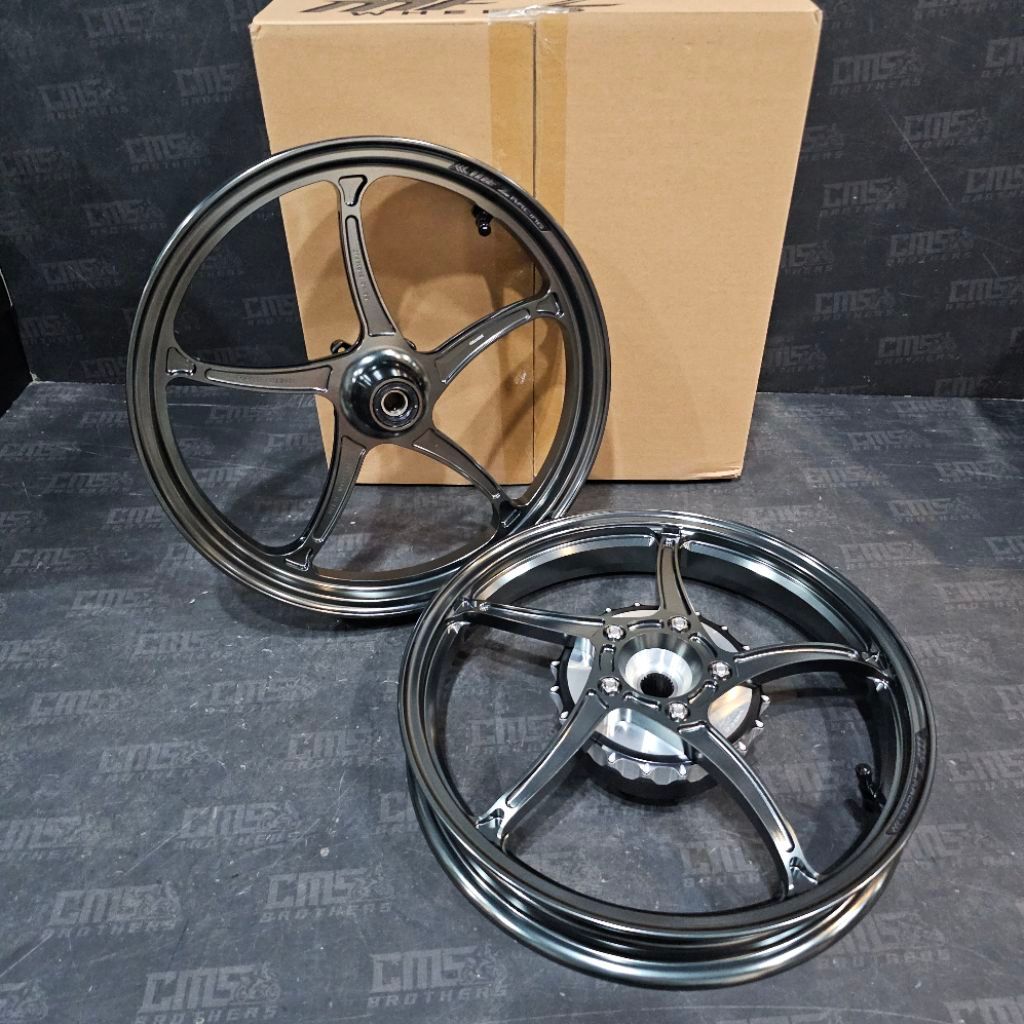 Velg MFZ Forged Rims Clown Honda Vario 125 150 160 Stylo CBS Ring 14  x 185 215 Original Titanium Gr