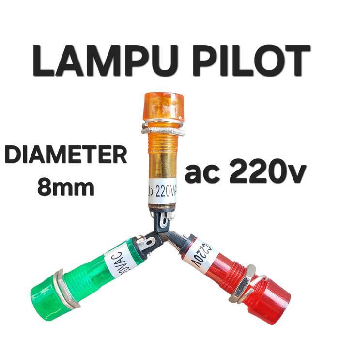 lampu indikator 220v 220 led pilot 220 volt lampu pilot