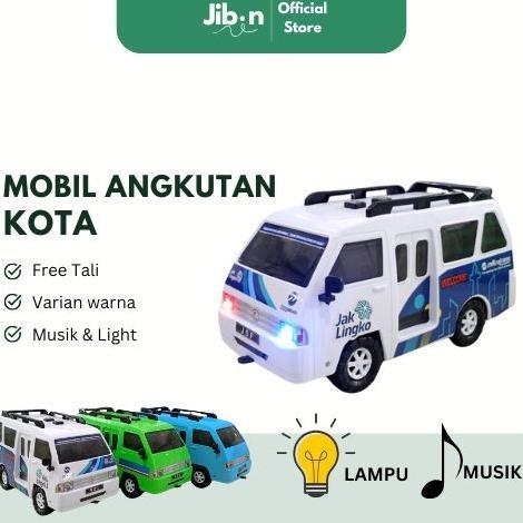 [ JIBIN ] Mainan Anak Mobil Angkutan Umum Jaklingko / Miniatur Angkot Anak Musik Dan Lampu
