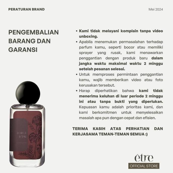 New- Etre Parfums - Force d Ame (Eau de Parfum / 50 ML)