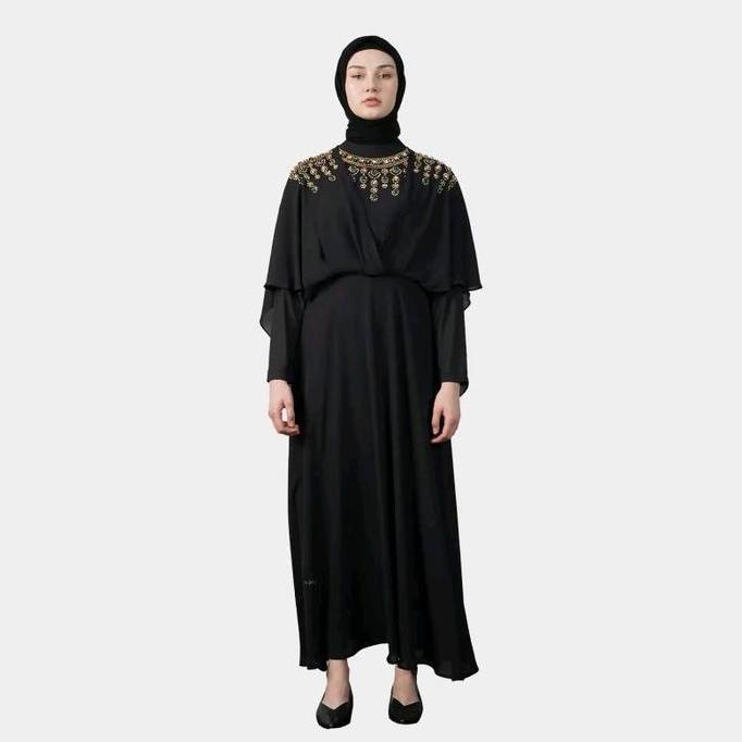 Abaya Hikmat Fashion Original EA3495 / Kaftan Terlaris