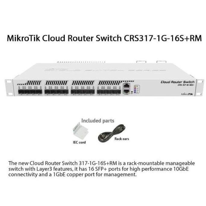 Mikrotik CRS317-1G-16S+RM Crs 317