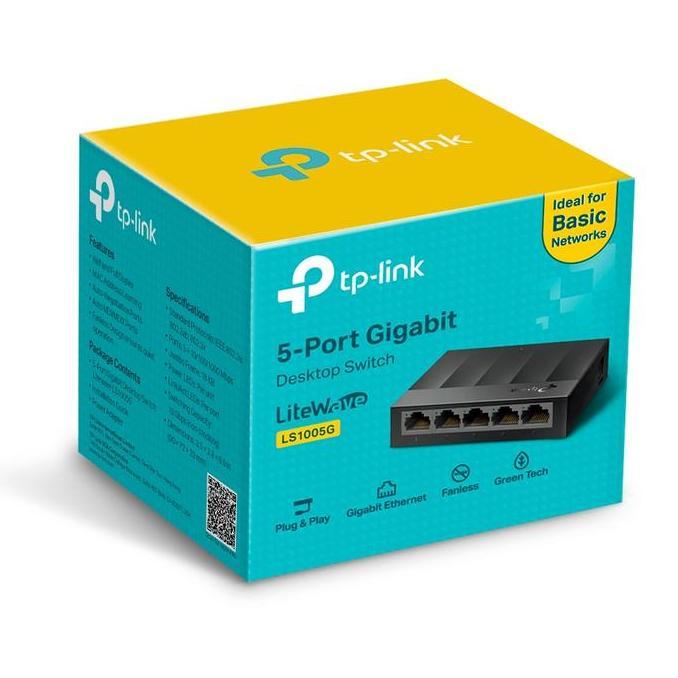 TP-Link LS1005G 5 Port Gigabit Desktop Switch TL-LS1005G
