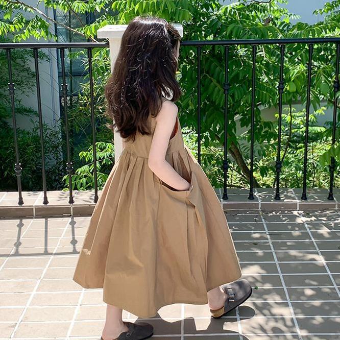 Dres Panjang Anak Perempuan Umur 312 Tahun Lengan Rompi Dres Anak Anak