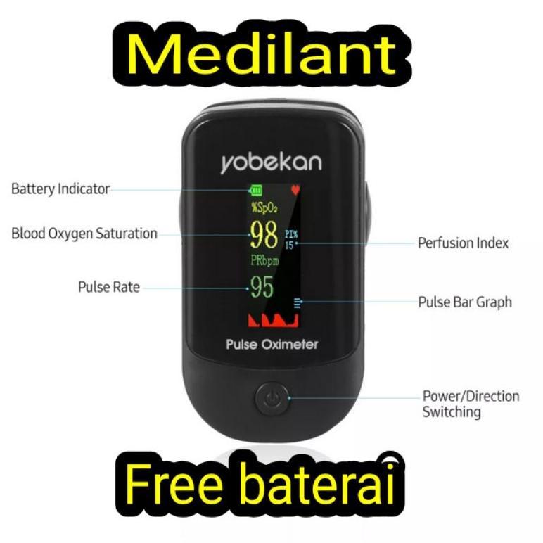 Pulse oximeter fingertip.. Oxymeter oxigen sp02 YOBEKAN