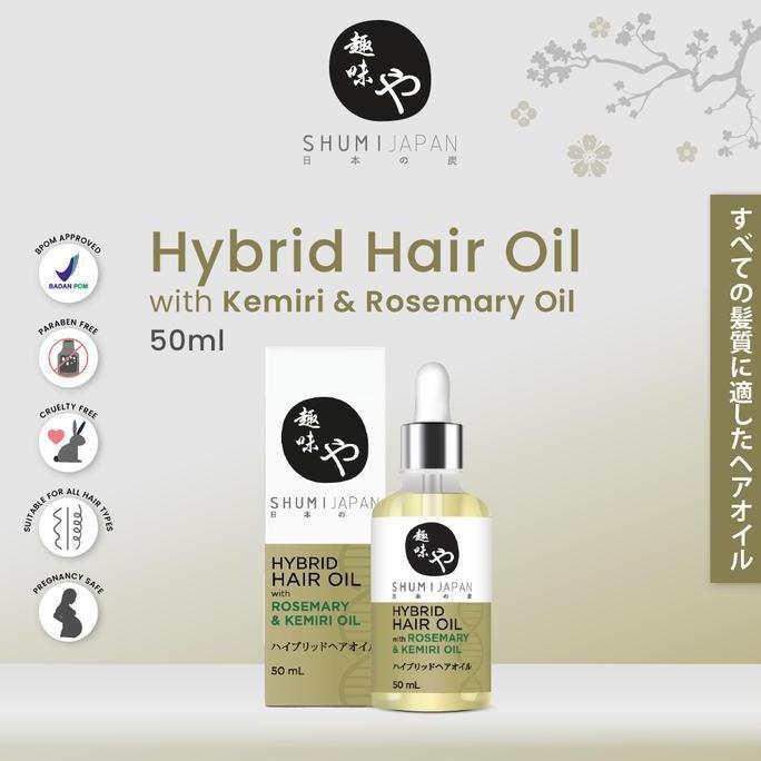 kola_sansti - shumi japan hybrid hair oil 5ml minyak rambut kemiri rosemary haircare bpom