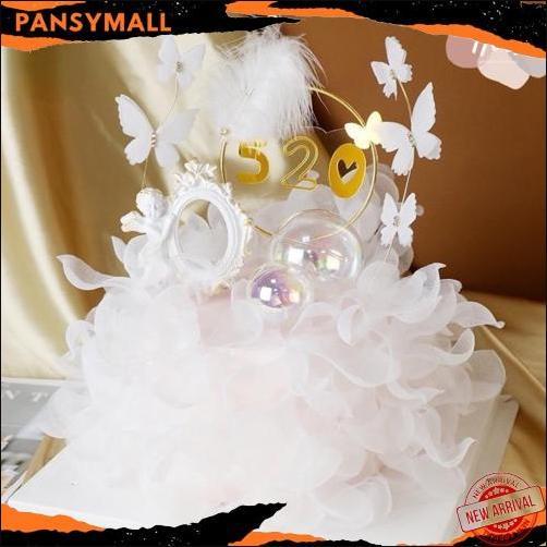 Top Seller Flower Cake Side / Pinggiran Pelek Kue Bentuk Bunga Renda Bahan Kain Bening Colorful Past