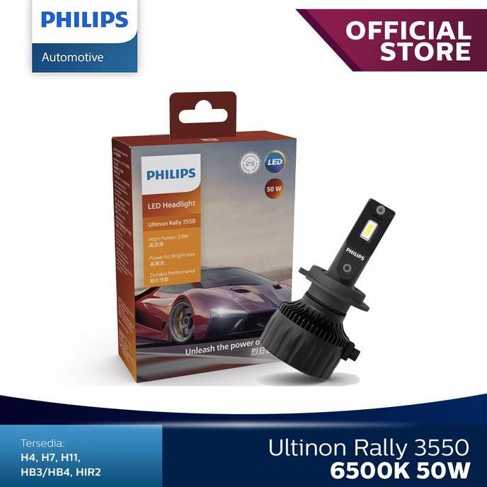 Philips Led Ultinon Rally 3550 H7 50Watt 6500K - 11972