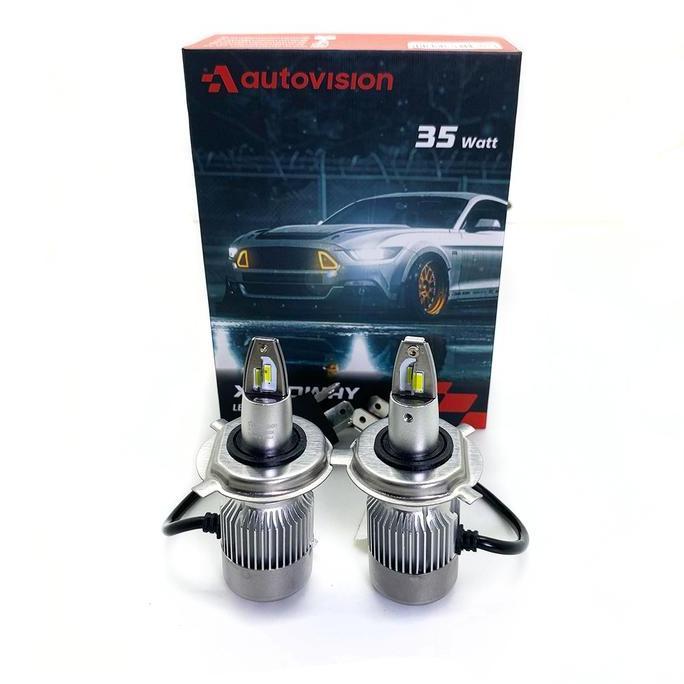 Lampu LED Autovision Xandway H4 30 Watt 6500K Putih Bohlam LED Bulb H4