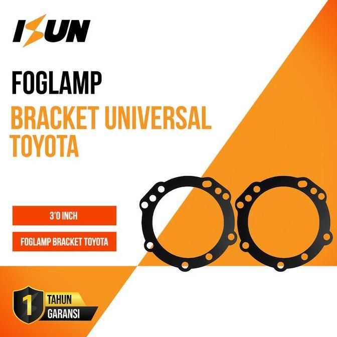 ISUN Adaptor Besi Bracket Foglamp BILED Universal for Avanza Agya Raize Rush