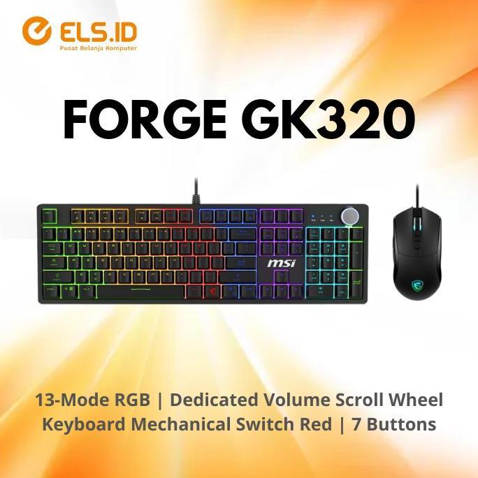 MSI Forge GK320 Combo Keyboard Mouse Gaming
