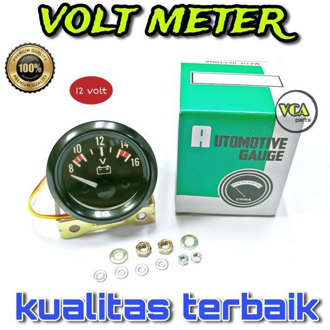 VOLT METER/VOLT METER PENGUKUR TEGANGAN MOBIL 12V UNIVERSAL