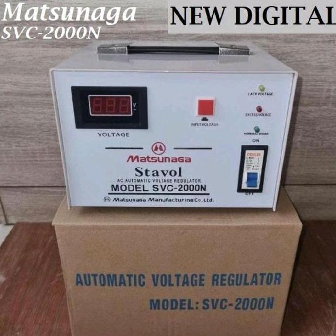 Stabilizer Matsunaga 2000 Watt Digital Stavol Matsunaga Digital 2000