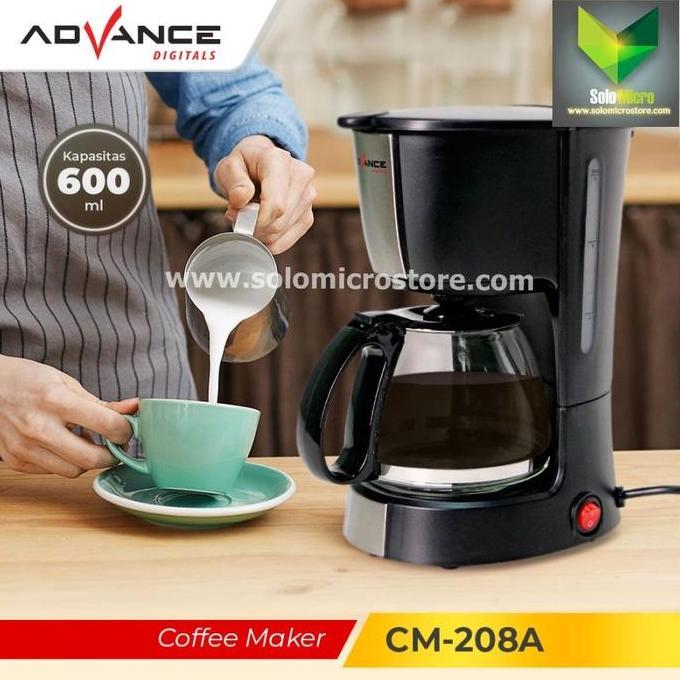 ADVANCE COFFEE MAKER CM-208A MESIN KOPI MAKER ADVANCE CM208A ORIGINAL DAN TERPERCAYA