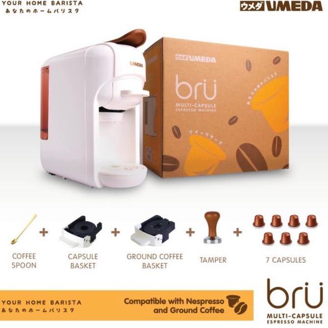 UMEDA BRU MESIN KOPI MULTI KAPSUL - NESPRESSO CAPSULE COFFE MAKER MACHINE MESIN KOPI KAPSUL MESIN KO