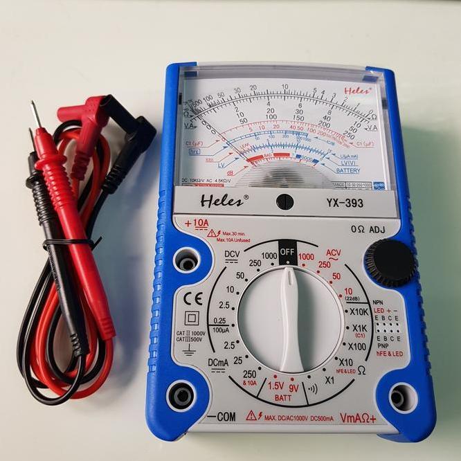 Multitester Heles Analog Yx 393/Avometer Analog Heles Yx 393