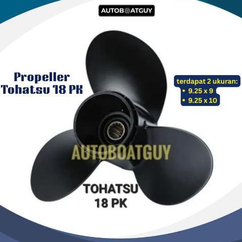 Terjangkau Propeller Tohatsu 18 Pk Kipas Baling Mesin Tempel Tohatsu 18 Hp