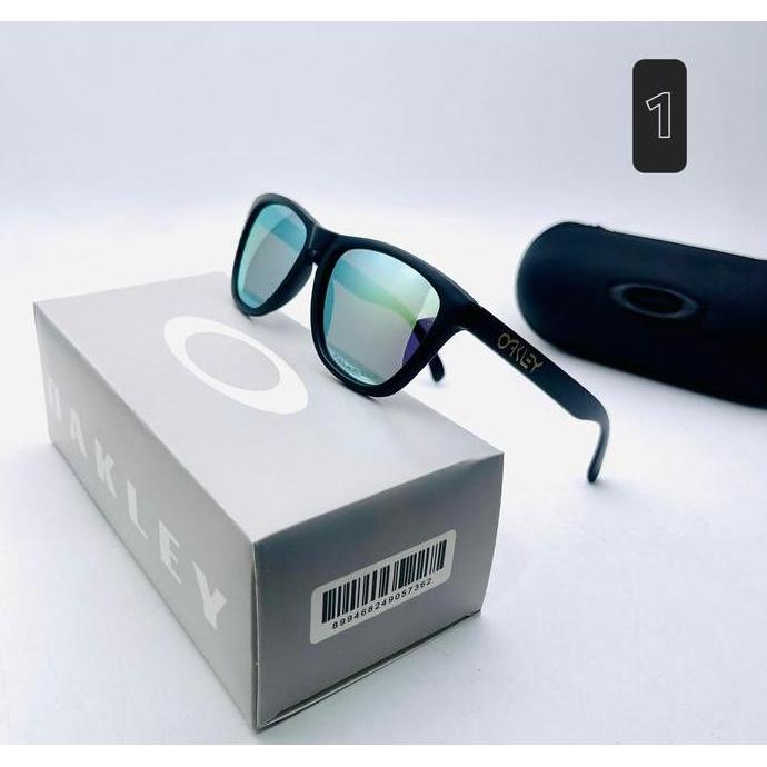 Kacamata Hitam New Sunglass Oakley008 Frogskins Polarized Uv 400 Good Quality Bisa Ganti Lensa Minus