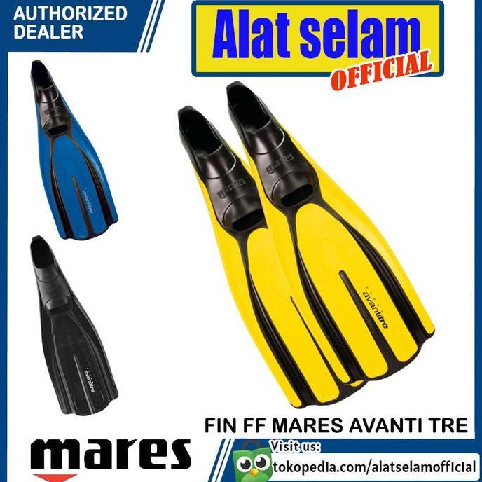 Spesial Fin Diving Mares Avanti Tre Fins Kaki Katak Sepatu Selam Snorkeling