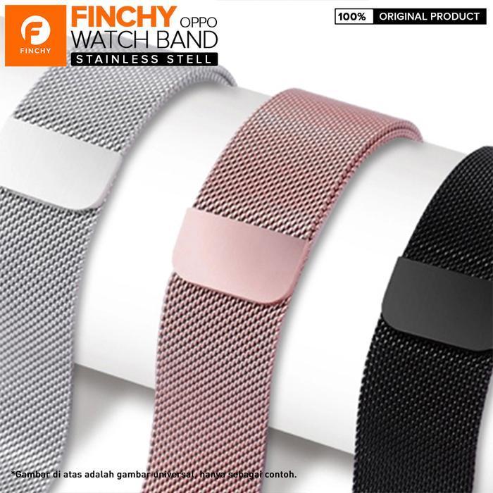 Finchy Stainless Steel Strap Oppo Watch 41Mm 46Mm Magnetic Milanese Terlaris Best Quality 100% Origi